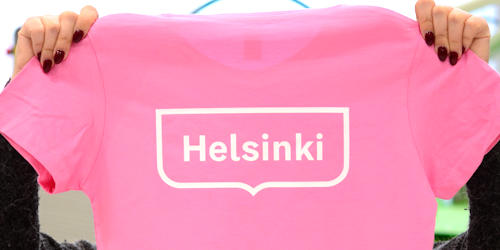 T-paidat ja hupparit Helsingin kaupungin logolla