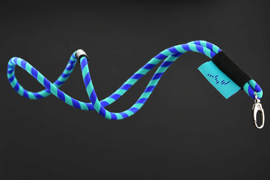 Pyöreä pehmeä kudottu putkikaulanauha