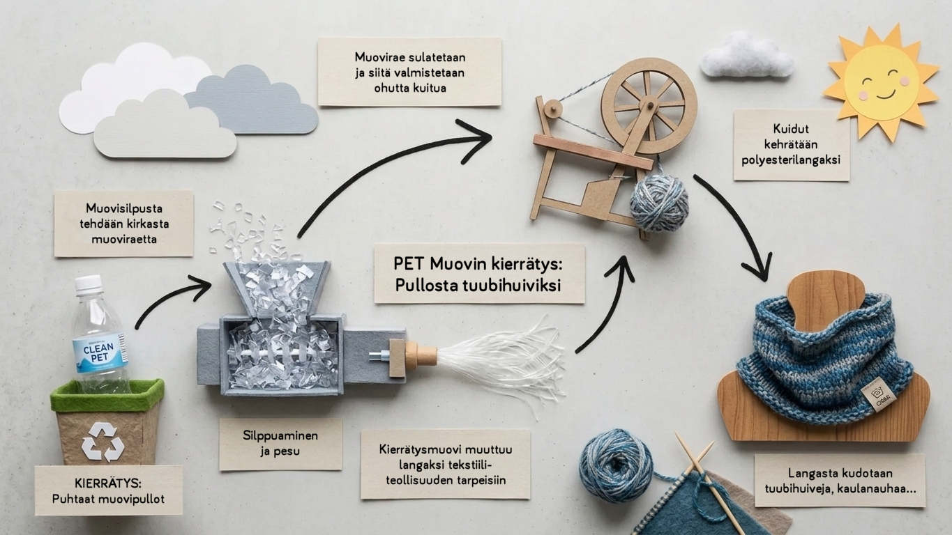 Kierrätysmuovin synty