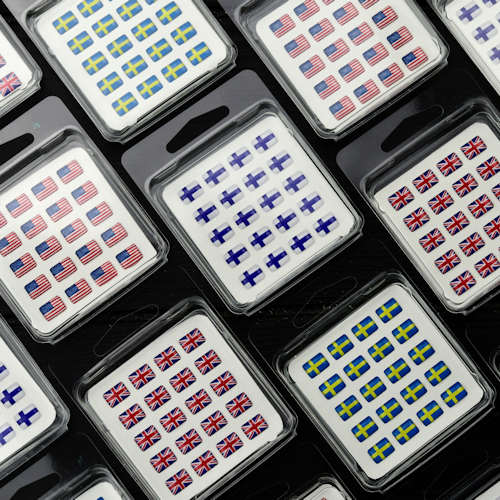 Ruotsin Kieliliput nimineulojen kanssa käytettäväksi