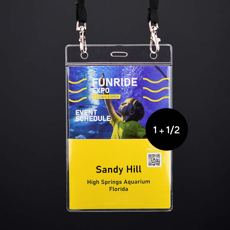 Kirkas Muovitasku A6 ja A7 kortille, esim käsiohjelma ja pääsylippu